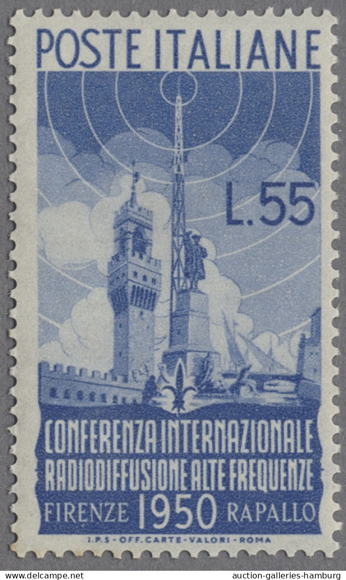 Nachlässe: ITALIEN, 1946-2000, überkomplette Postfrische Sammlung In 3 Bänden Mi - Lots & Kiloware (mixtures) - Min. 1000 Stamps