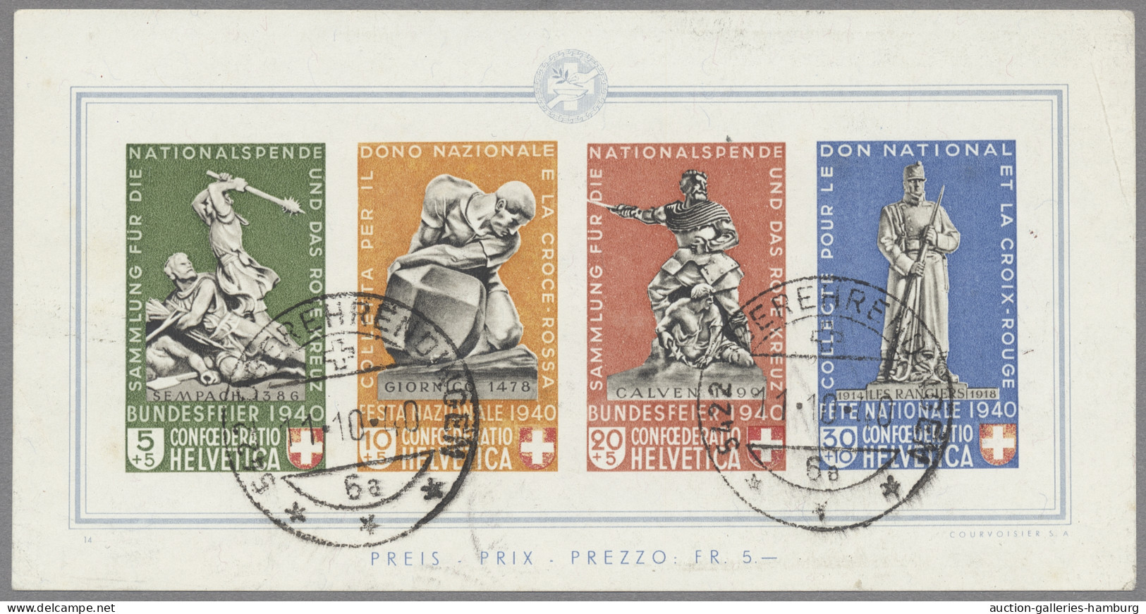 Nachlässe: SCHWEIZ, 1850-1984, Feine Gestempelte Sammlung In Zwei Italienischen - Lots & Kiloware (mixtures) - Min. 1000 Stamps