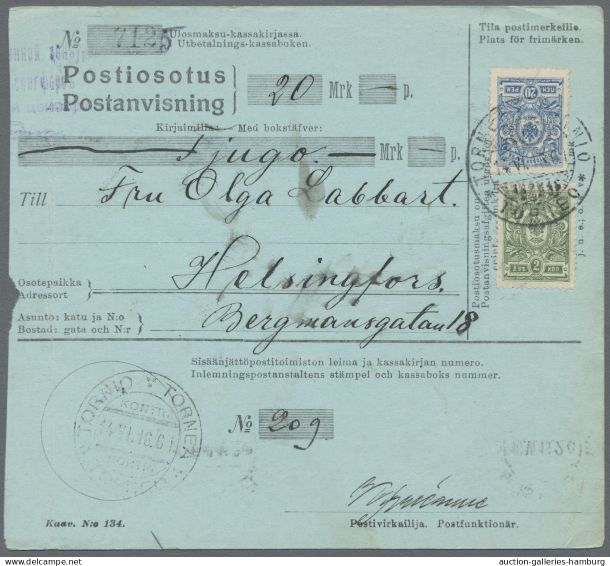 World Wide: 1872-1949 (ca.), Partie von etwa 120 Belegen in 2 Alben mit dem Schw