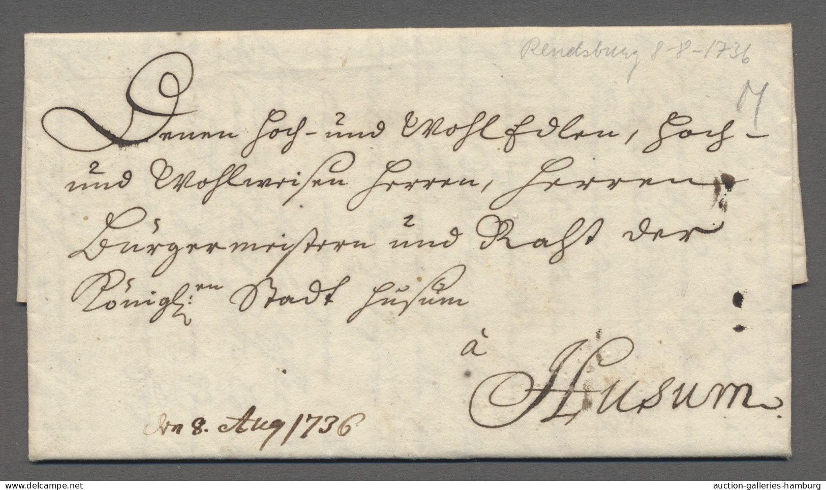 Liquidationsposten: Schleswig-Holstein - Vorphila | Markenlose Briefe - 1715-179