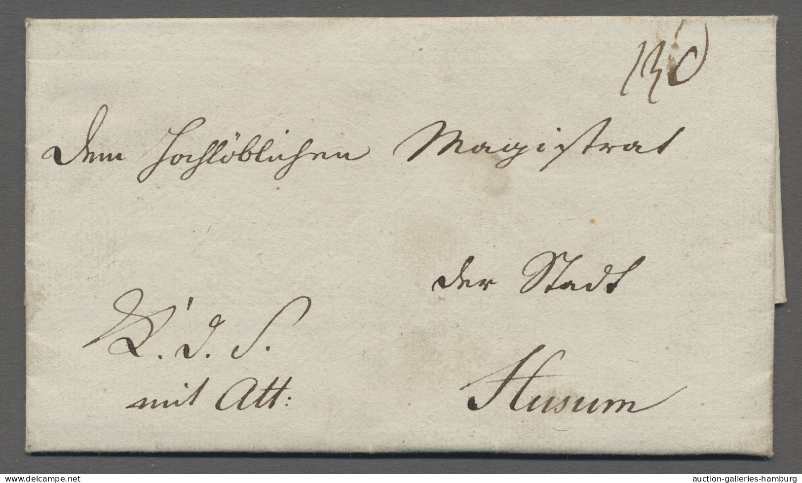 Liquidationsposten: Schleswig-Holstein - Vorphila | Markenlose Briefe - 1715-179