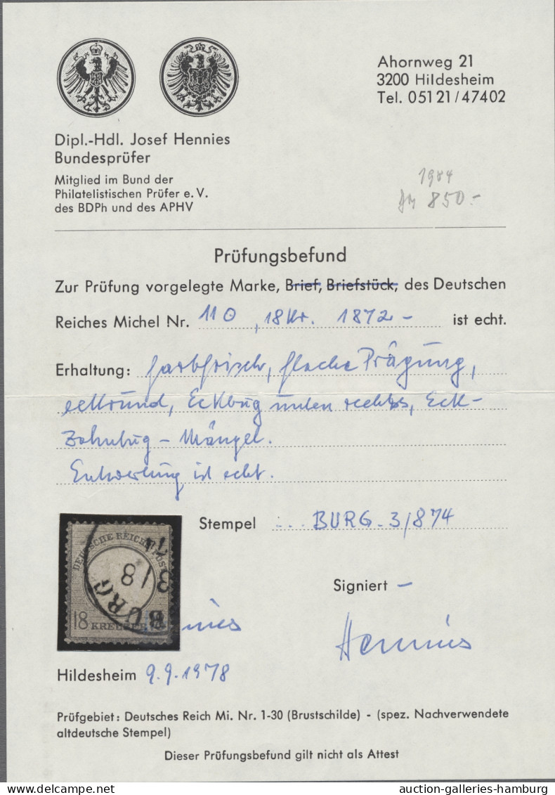 Liquidationsposten: Deutsches Reich - 1872-1945, In Unterschiedlichen Erhaltunge - Boites A Timbres