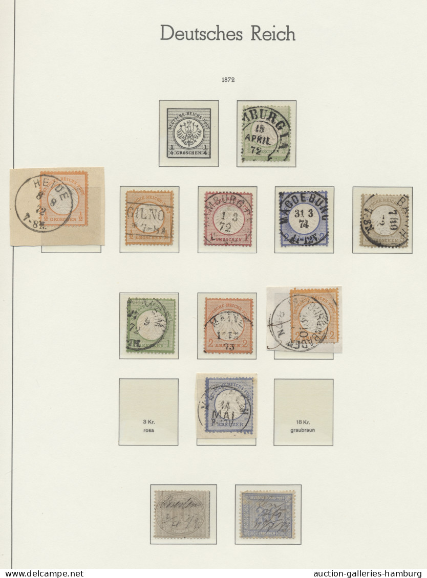 Liquidationsposten: Deutsches Reich - 1872-1932, Ungebrauchte Und Gestempelte Sa - Boites A Timbres