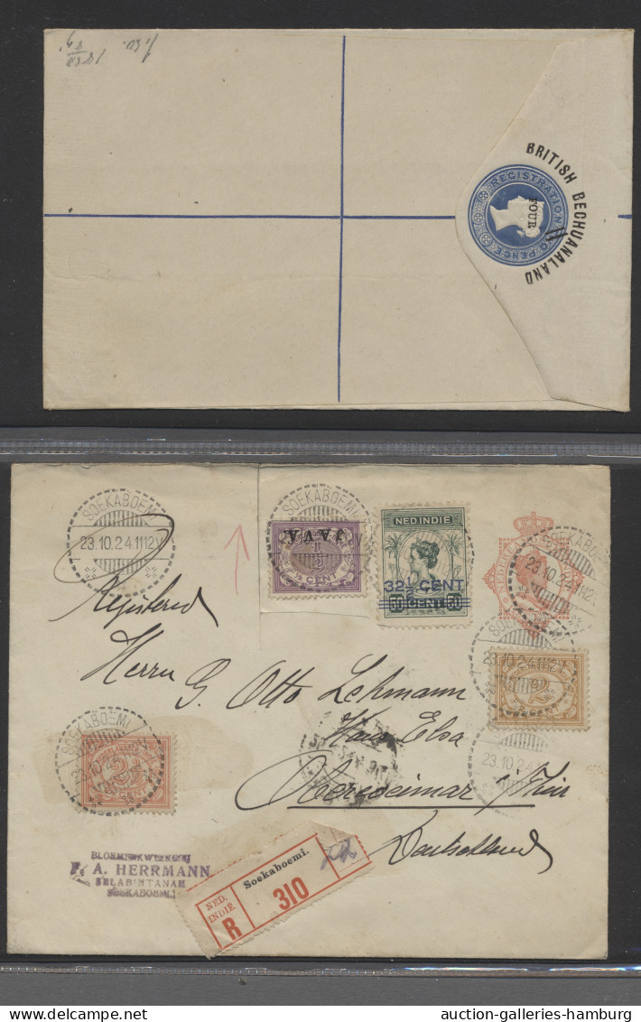 Liquidationsposten: Übersee - Ca. 1880-1962, Interessante Mischung Mit Teils Höh - Stamp Boxes