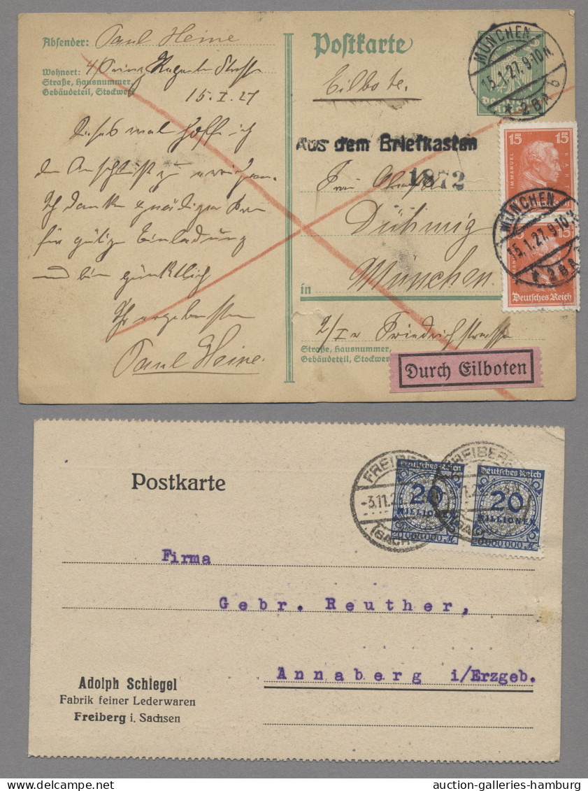 Deutschland: 1872-2003, Partie Von Etwa 750 Belegen In 6 Alben Mit U.a. Diversen - Collections