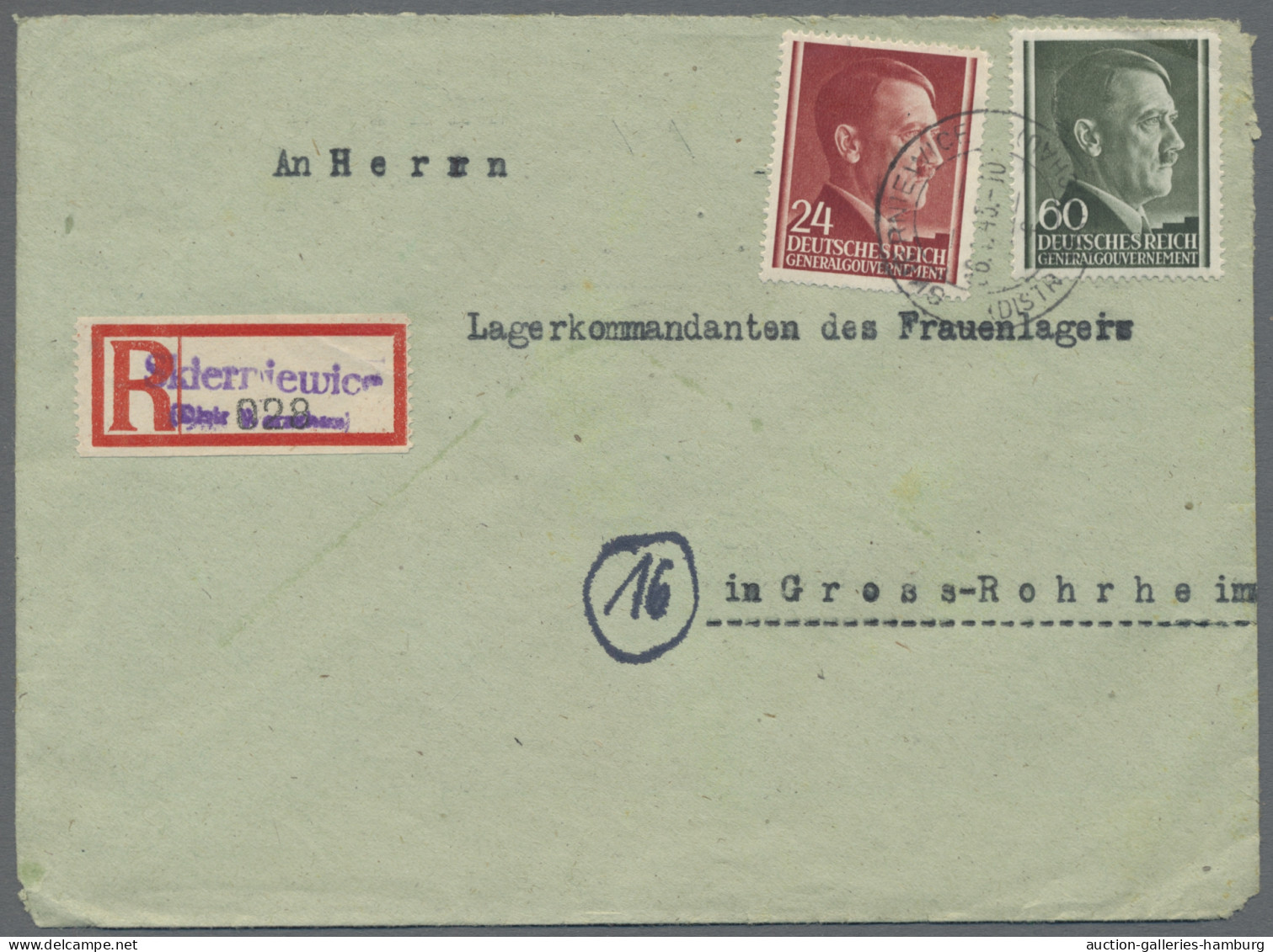 Deutschland: 1918-1959 (ca.), Partie Von 22 Belegen In Einem Album Mit U.a. Gene - Collections