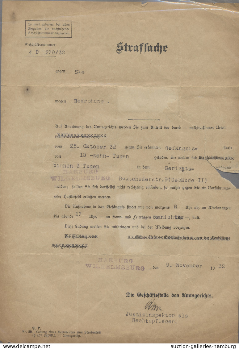 Deutschland: 1893-1953, Partie Von Etwa 80 Belegen Mit U.a. Deutschem Reich Und - Collezioni