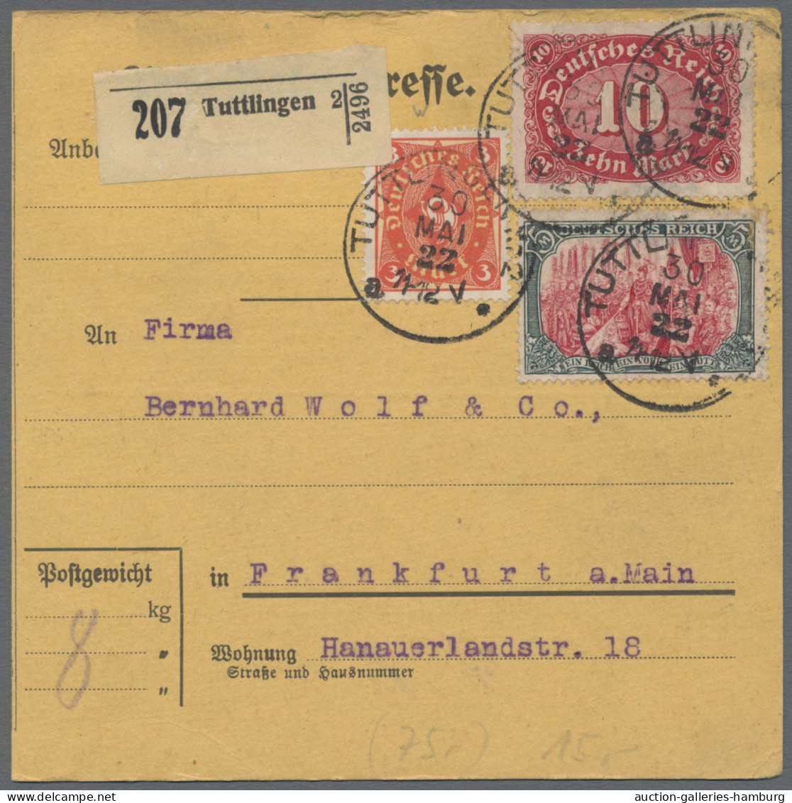 Altdeutschland Und Deutsches Reich: 1860-1945, Kleiner Posten Aus Steckkarten Un - Colecciones