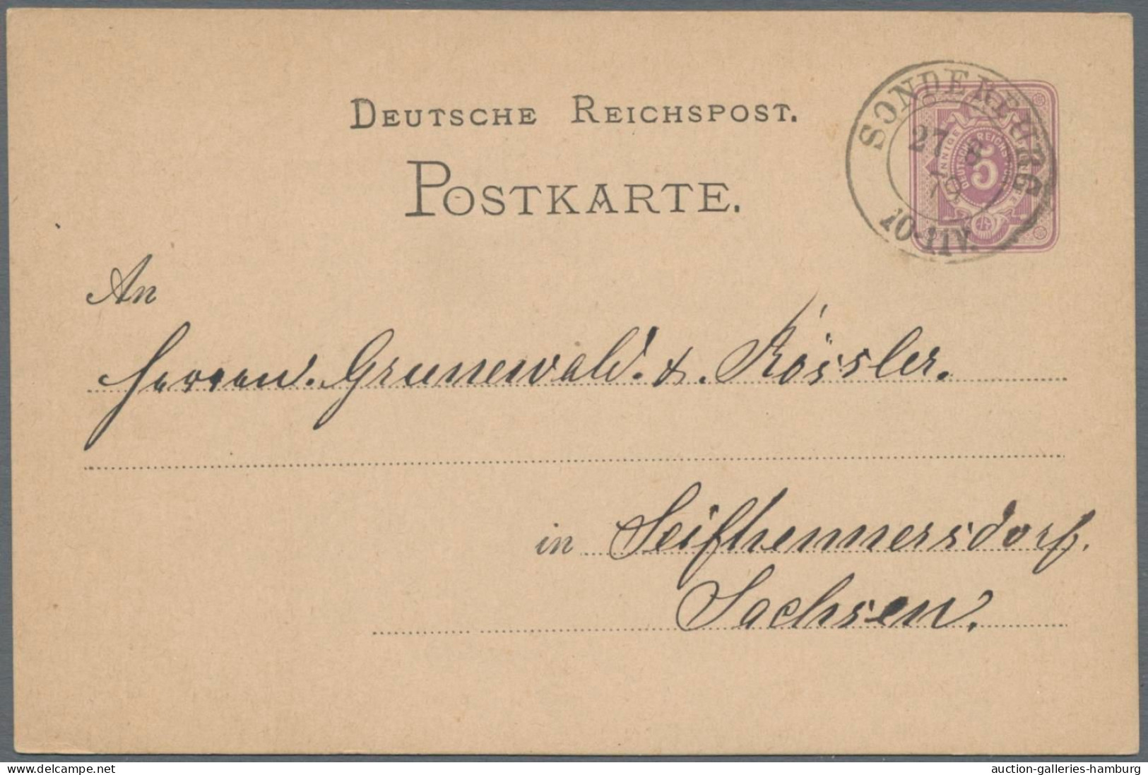 Altdeutschland Und Deutsches Reich: 1772-1895 (ca.), Partie Von Etwa 260 Belegen - Collections