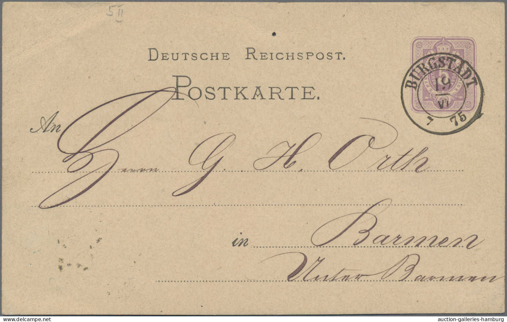 Sachsen - Nachverwendete Stempel: 1873/1903, Partie Von 33 Gebrauchten Ganzsache - Saxony