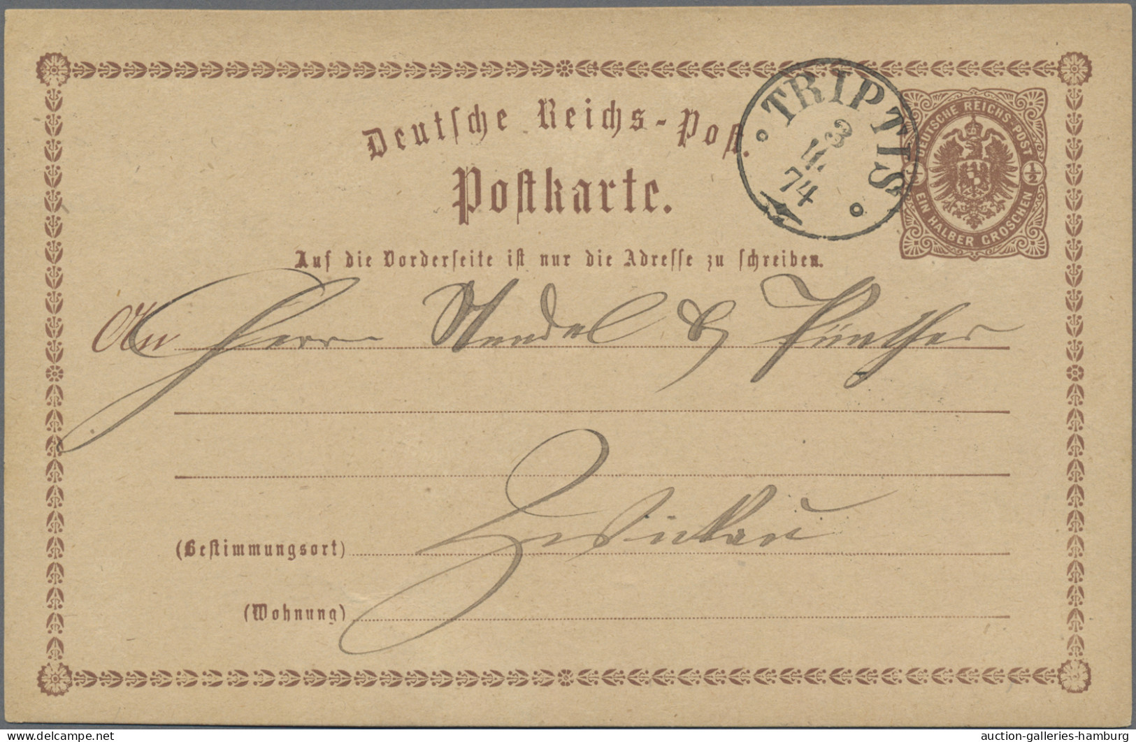 Thurn & Taxis - Nachverwendete Stempel: 1873/1885, Partie Von 26 Gebrauchten Gan - Other & Unclassified