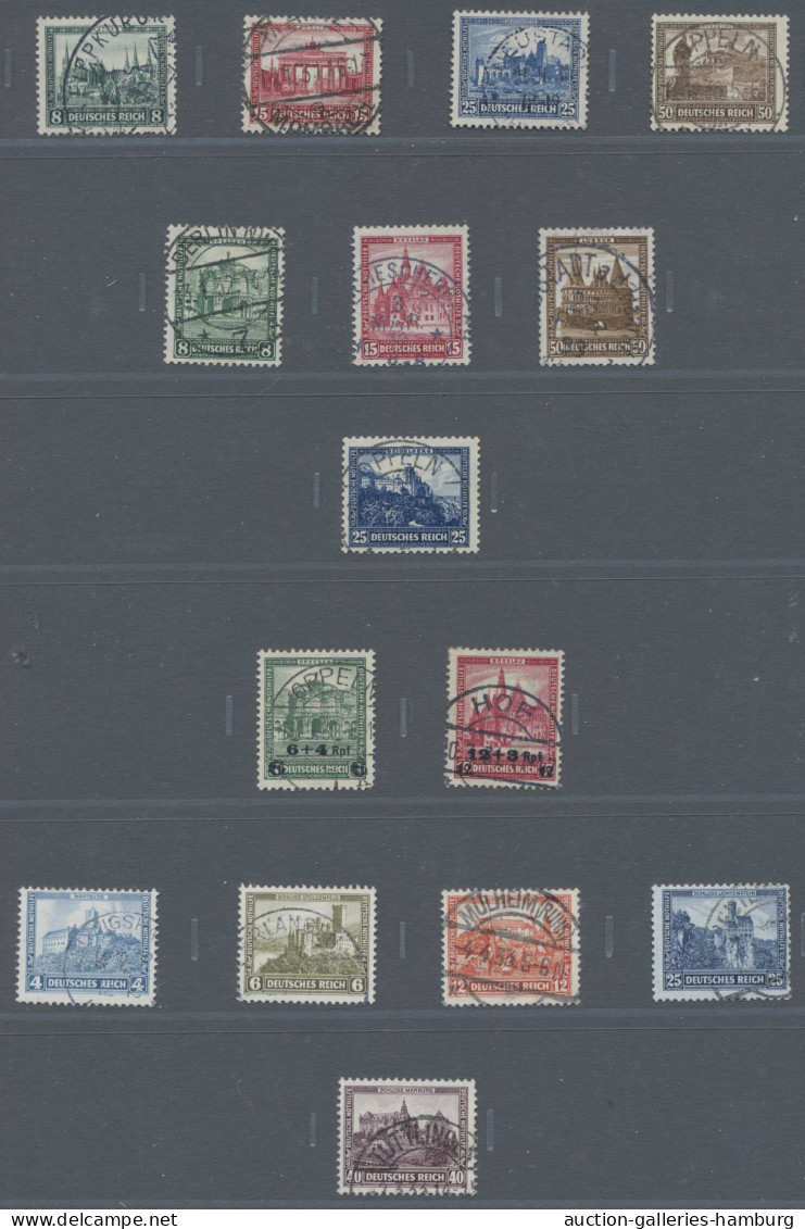 Deutsches Reich: 1923-1945, Sauber Gestempelte Sammlung In SAFE-Vordruckbinder M - Colecciones