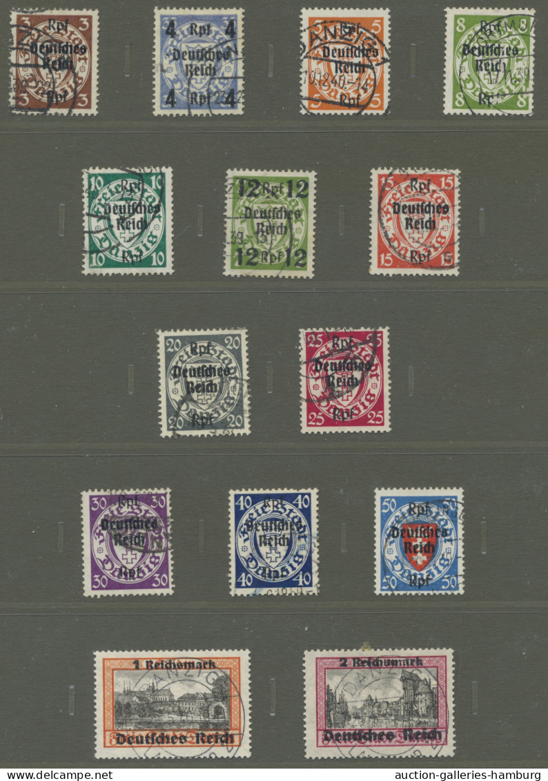 Deutsches Reich: 1923-1945, sauber gestempelte Sammlung in SAFE-Vordruckbinder m