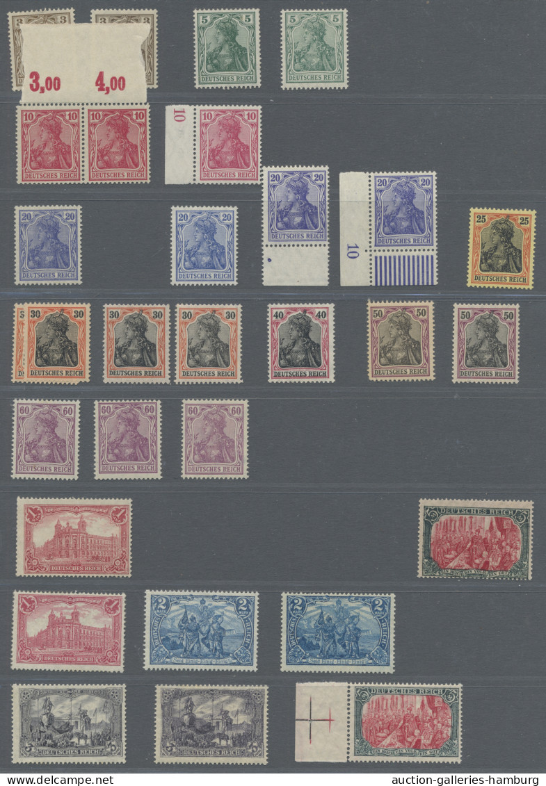 Deutsches Reich: 1872-1932, Sammlung In SAFE-Dual-Vordruckalbum Mit Zusätzlichen - Colecciones