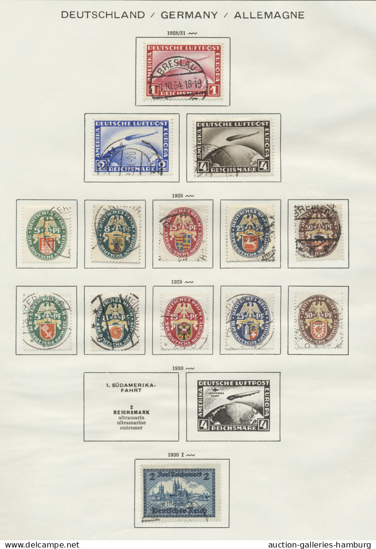 Deutsches Reich: 1872/1945 Umfangreiche Sammlung Mit Dienstausgaben Und Bes. II - Collections