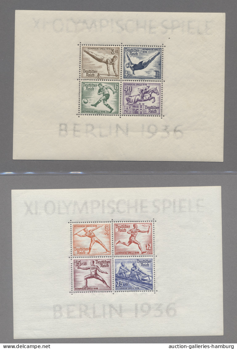 Deutsches Reich: 1930-1937, BLOCKS, Kleine Partie Ungebraucht / Postfrisch, Best - Collections