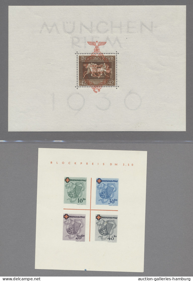 Deutsches Reich: 1930-1937, BLOCKS, Kleine Partie Ungebraucht / Postfrisch, Best - Collections