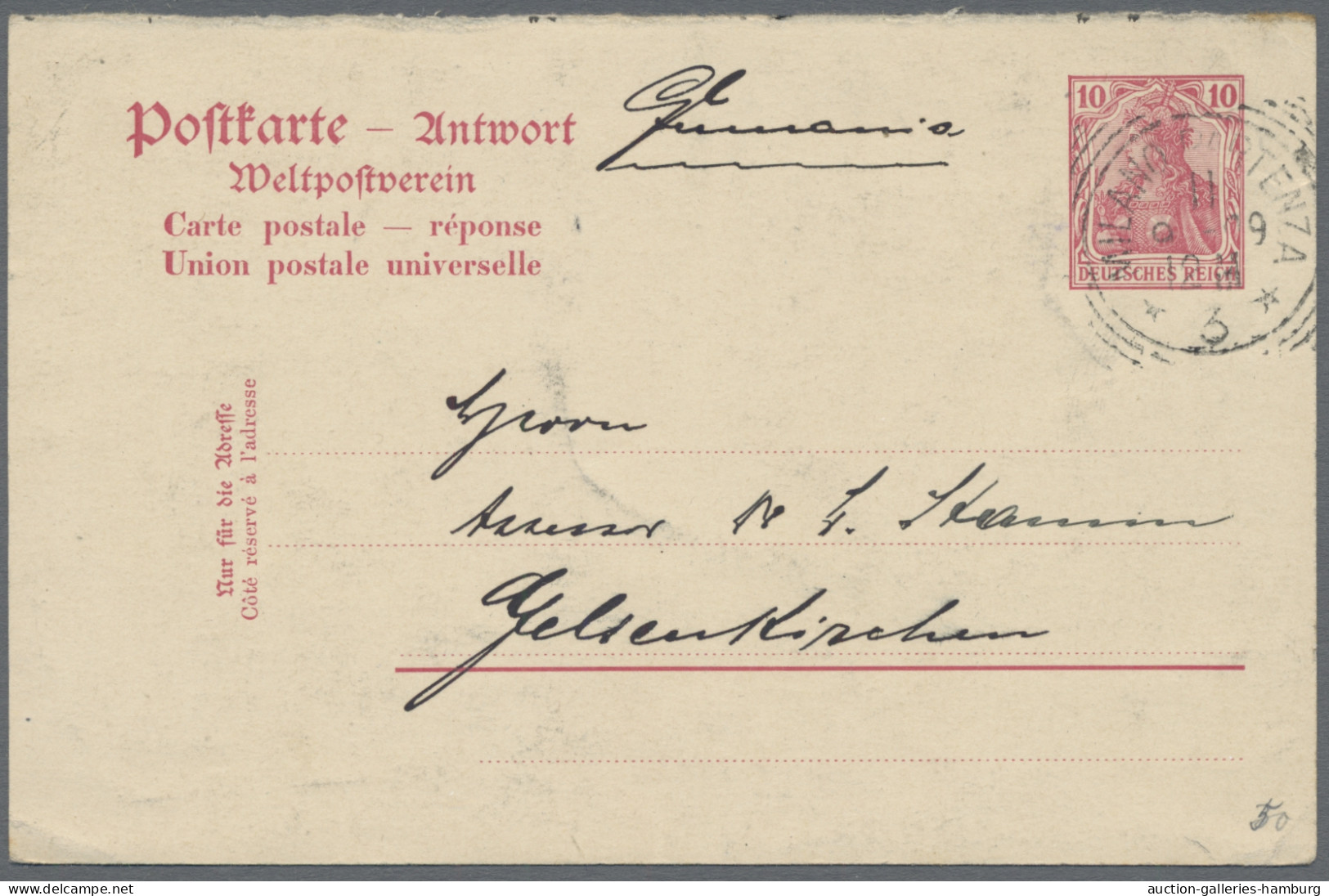 Deutsches Reich: 1869-1943, Partie Von Etwa 140 Belegen Mit U.a. Auslandsdestina - Collections