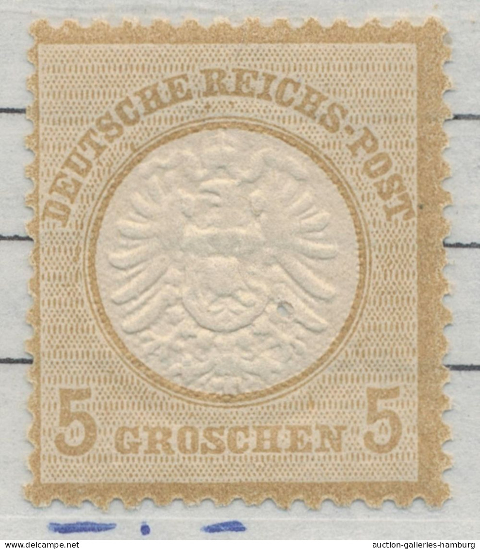 Deutsches Reich - Brustschild: 1872-1874, überwiegend gestempelte Partie auf 6 S