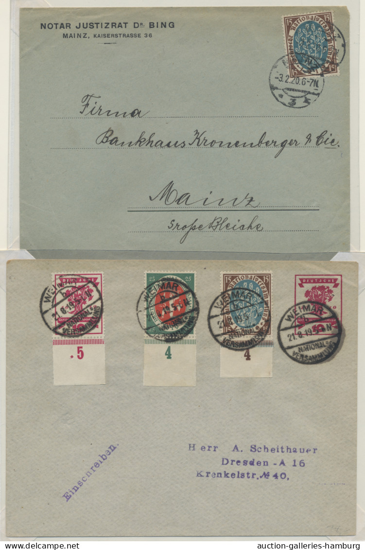 Deutsches Reich - Inflation: 1916-1923, überwiegend Gestempelte Sammlung Ab Mi.N - Collections