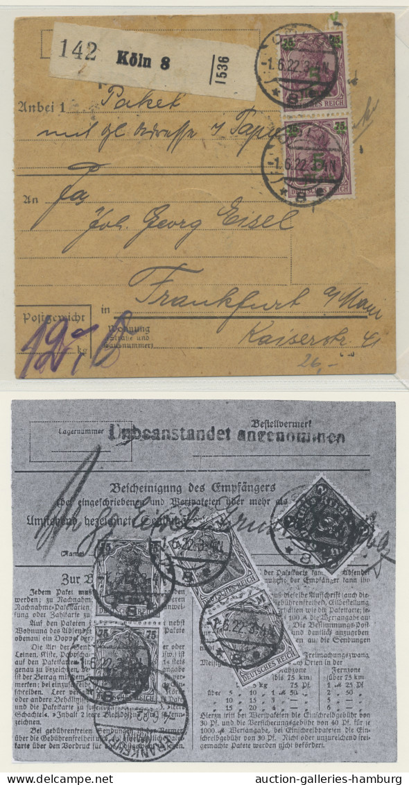 Deutsches Reich - Inflation: 1916-1923, überwiegend Gestempelte Sammlung Ab Mi.N - Collections