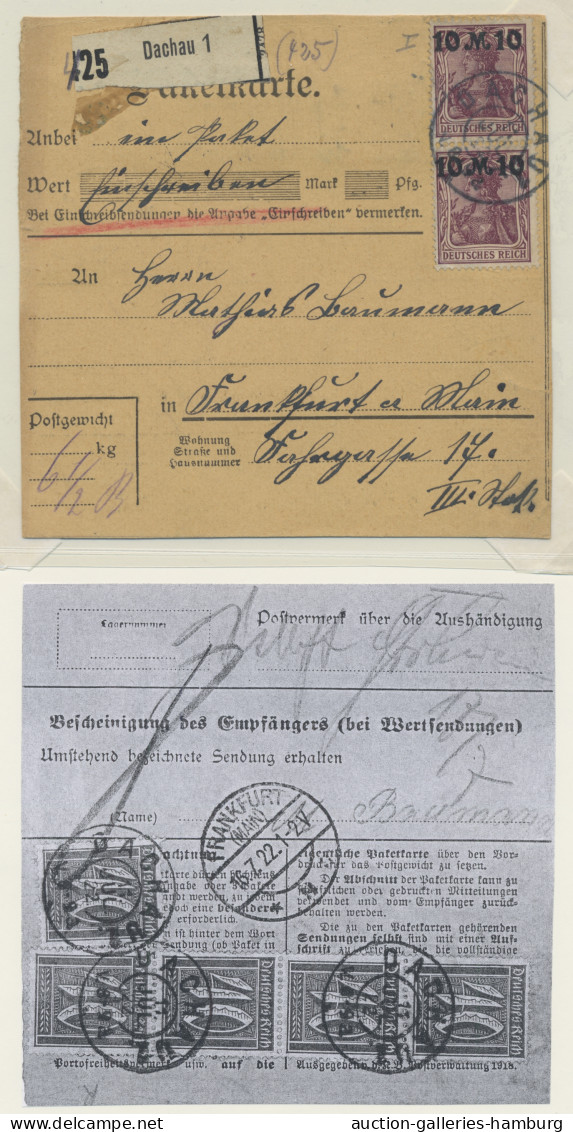 Deutsches Reich - Inflation: 1916-1923, überwiegend gestempelte Sammlung ab Mi.N