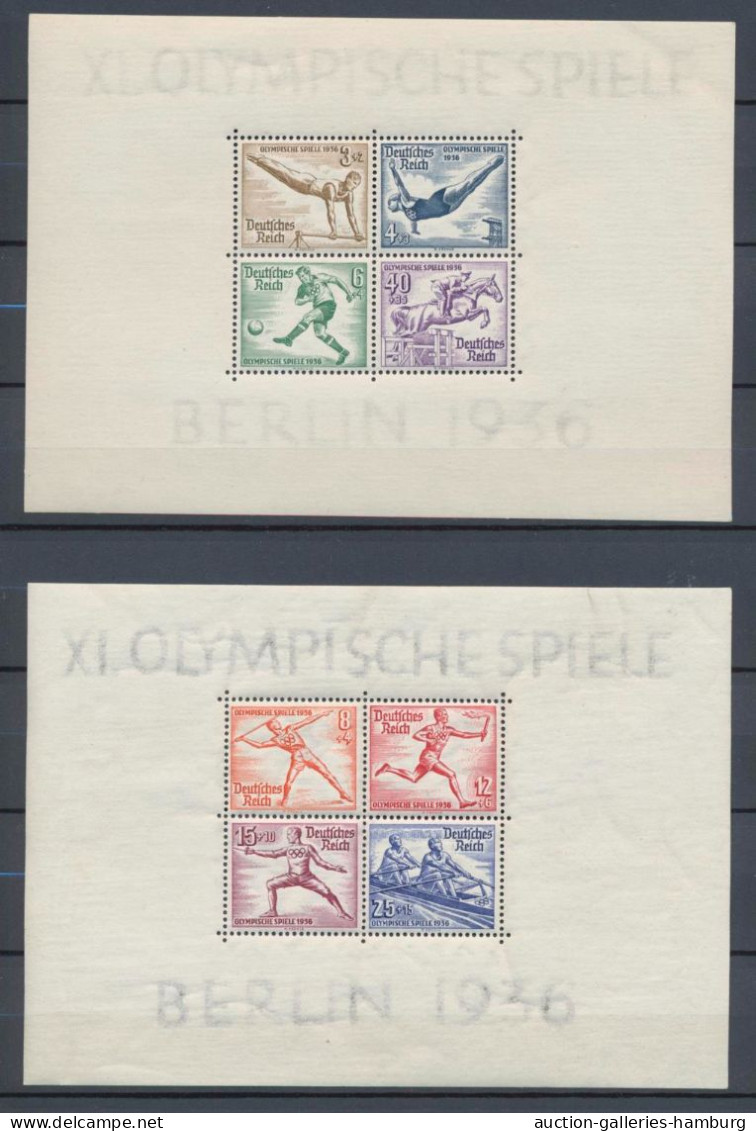 Deutsches Reich - 3. Reich: 1933-1941, postfrische Sammlung ab Mi.-Nr. 479-481 m