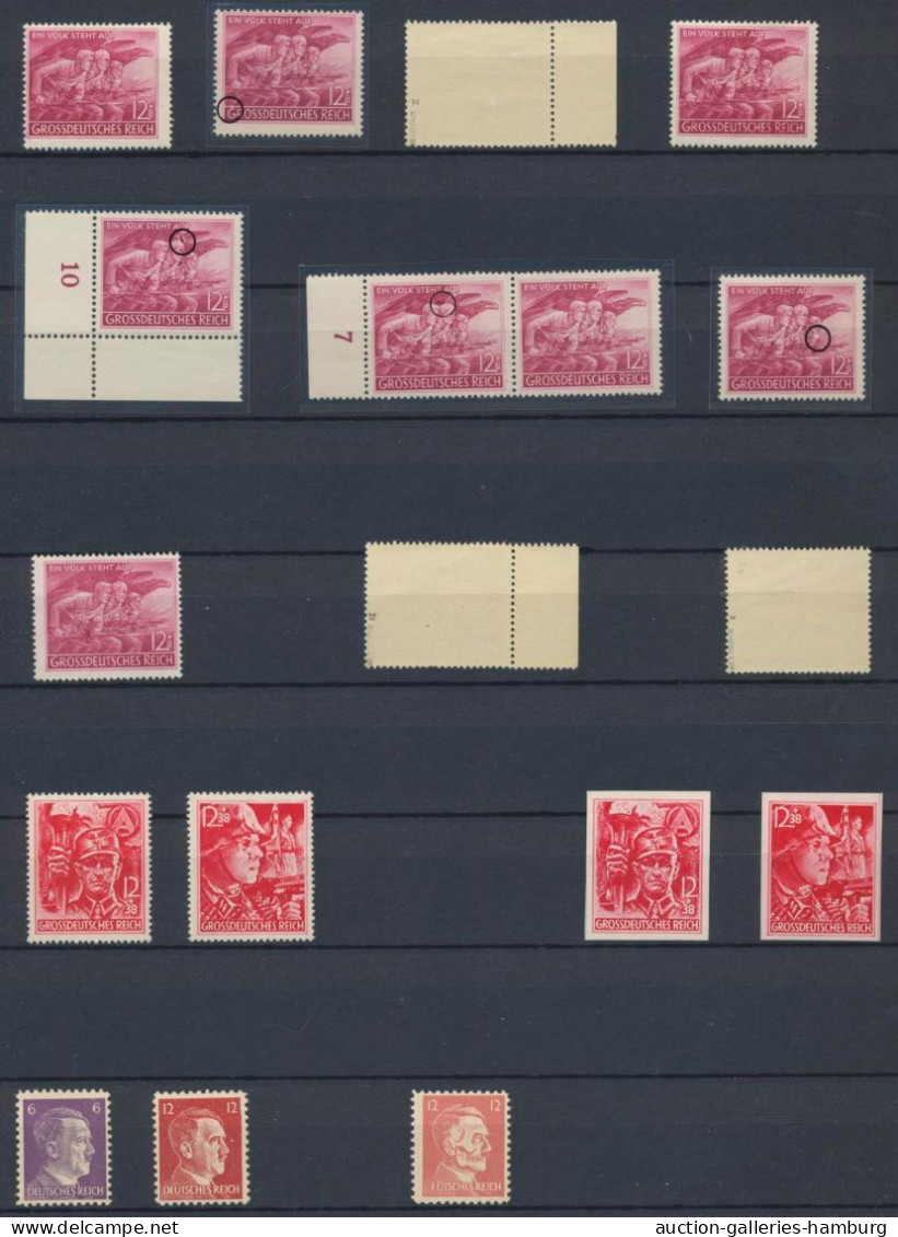 Deutsches Reich - 3. Reich: 1941-1945, Ausschließlich Postfrische Sammlung Mit D - Unused Stamps