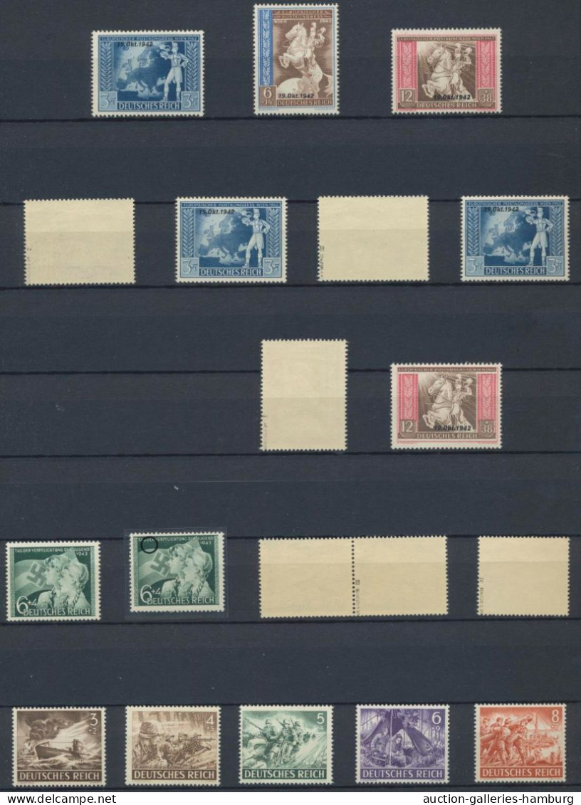 Deutsches Reich - 3. Reich: 1941-1945, Ausschließlich Postfrische Sammlung Mit D - Unused Stamps