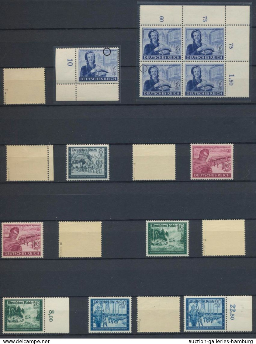 Deutsches Reich - 3. Reich: 1941-1945, ausschließlich postfrische Sammlung mit d