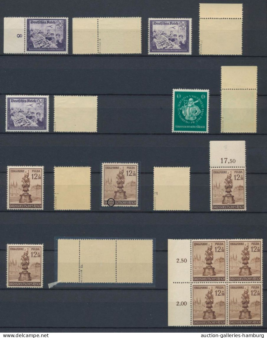 Deutsches Reich - 3. Reich: 1941-1945, ausschließlich postfrische Sammlung mit d