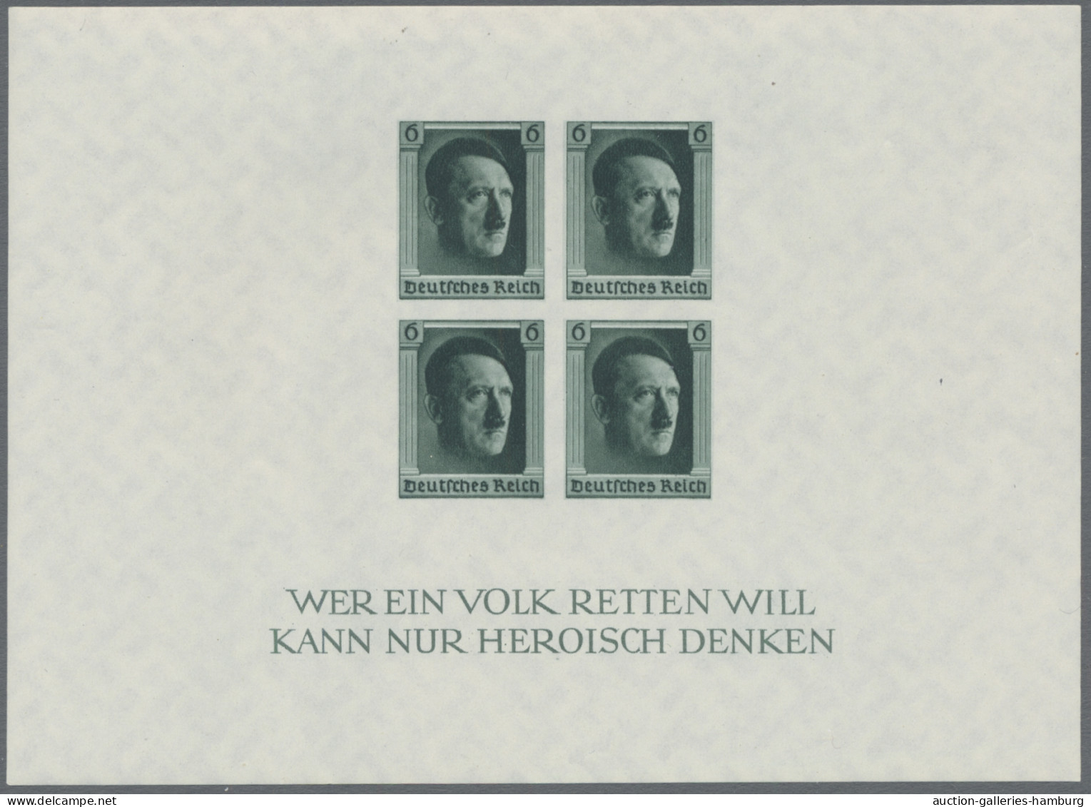 Deutsches Reich - 3. Reich: 1935-1937, Partie der Blöcke in einem Einsteckbuch m