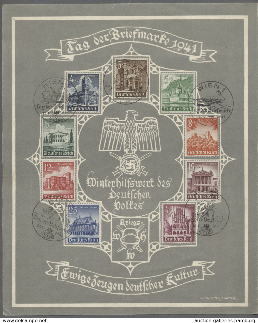 Deutsches Reich - 3. Reich: 1941, Tag der Briefmarke, Sammlung der Sonderstempel