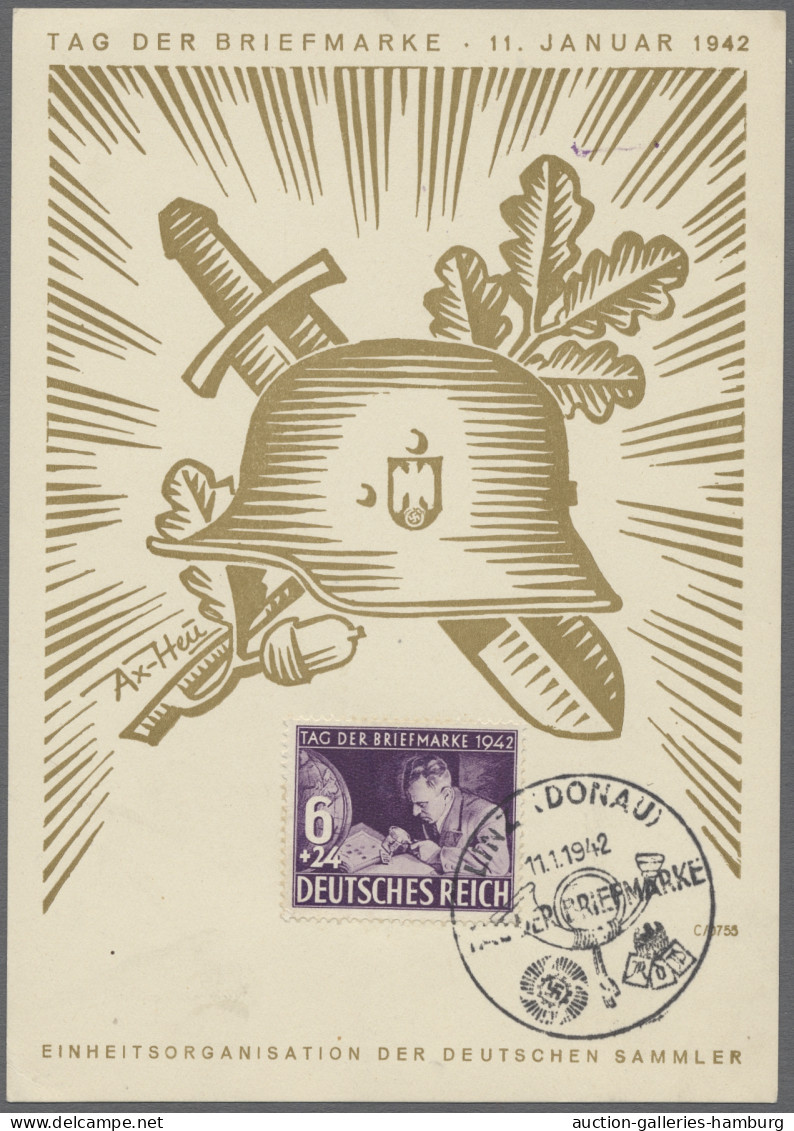 Deutsches Reich - 3. Reich: 1942, Tag der Briefmarke, 147 Belege und einige Brie