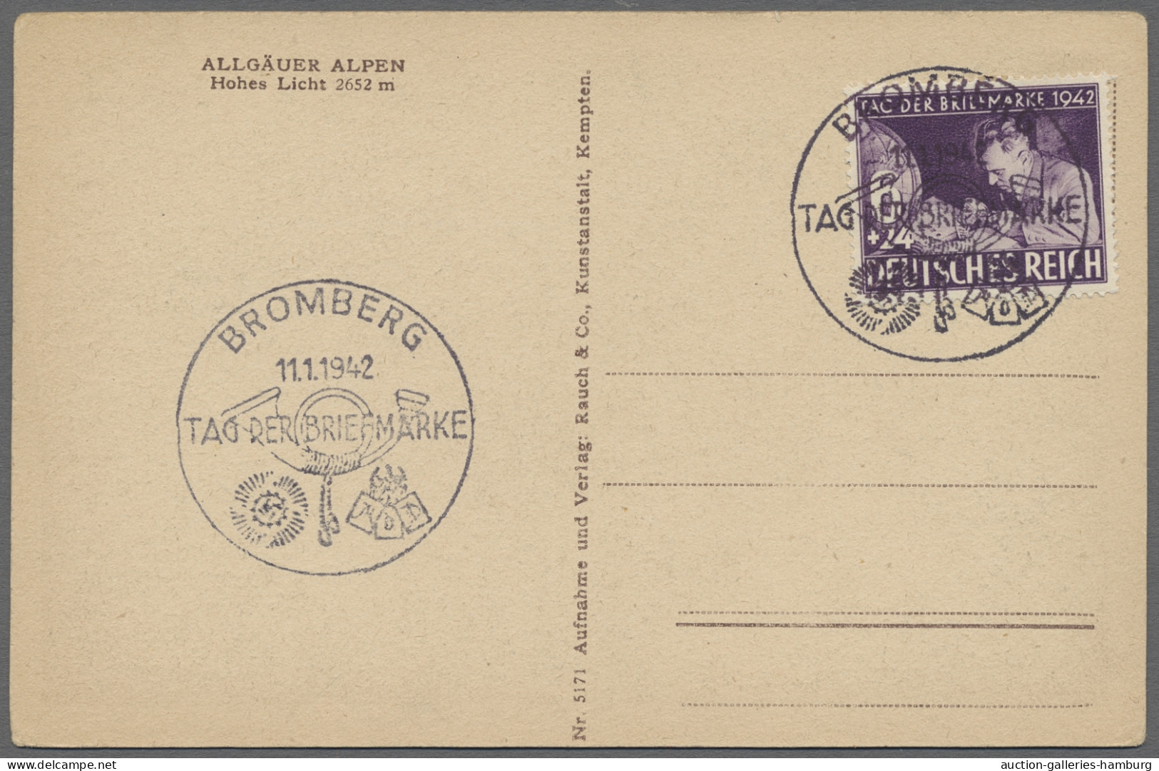 Deutsches Reich - 3. Reich: 1942, Tag Der Briefmarke, Sammlung Von 96 Belegen Au - Covers & Documents