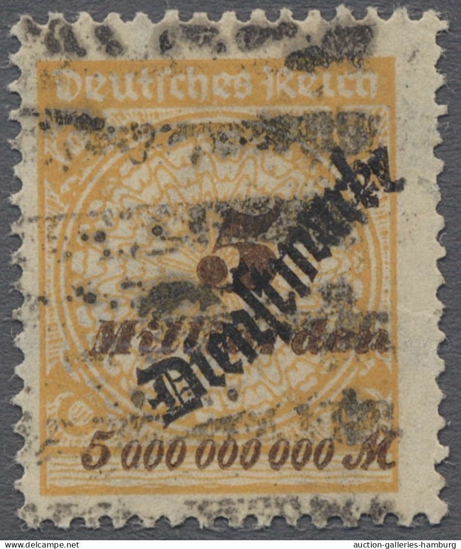 Deutsches Reich - Dienstmarken: 1903-1944, Gestempelte Und Außerdem Ungebraucht - Officials