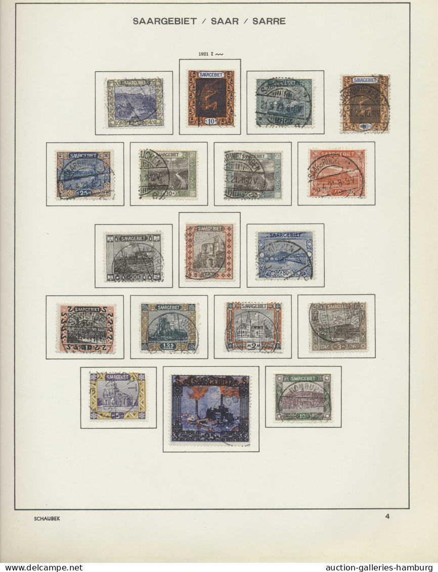 Deutsches Reich - Nebengebiete: 1897/1920 Sehr Interessante Sammlung Mit Allenst - Collections