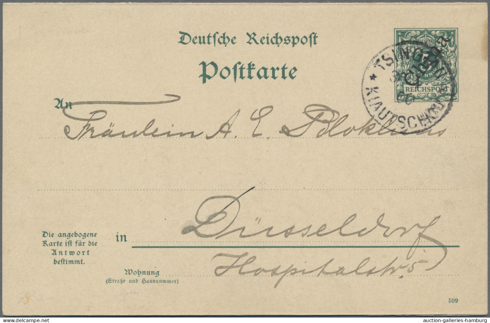 Deutsche Auslandspostämter + Kolonien: 1898/1908, Partie Von 19 Gestempelten Gan - Autres & Non Classés