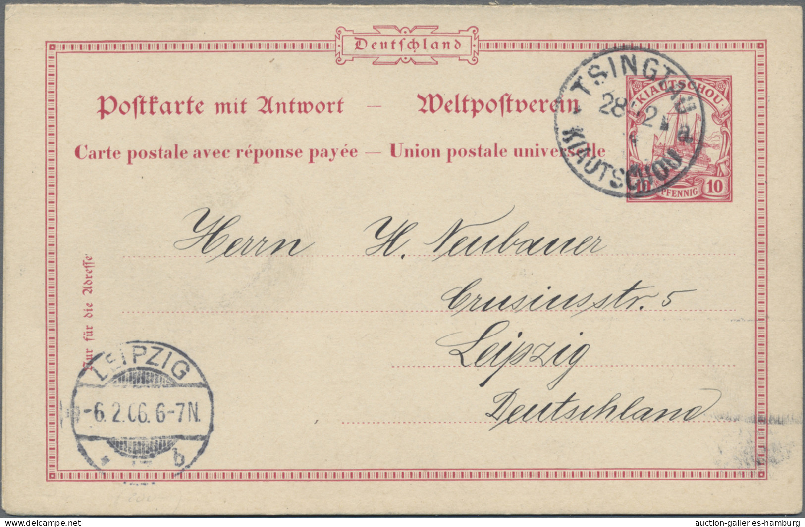 Deutsche Auslandspostämter + Kolonien: 1898/1908, Partie Von 19 Gestempelten Gan - Autres & Non Classés