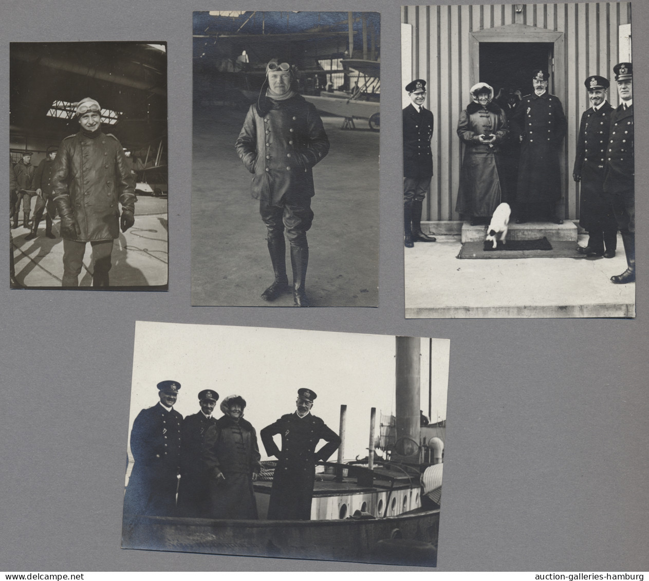 Feldpost 1. Weltkrieg: 1914-1918 (ca.), Partie mit u.a. etwa 100 alten Fotos mit