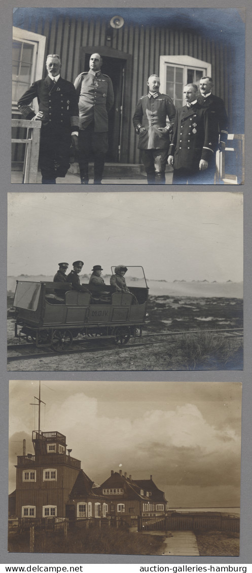 Feldpost 1. Weltkrieg: 1914-1918 (ca.), Partie mit u.a. etwa 100 alten Fotos mit