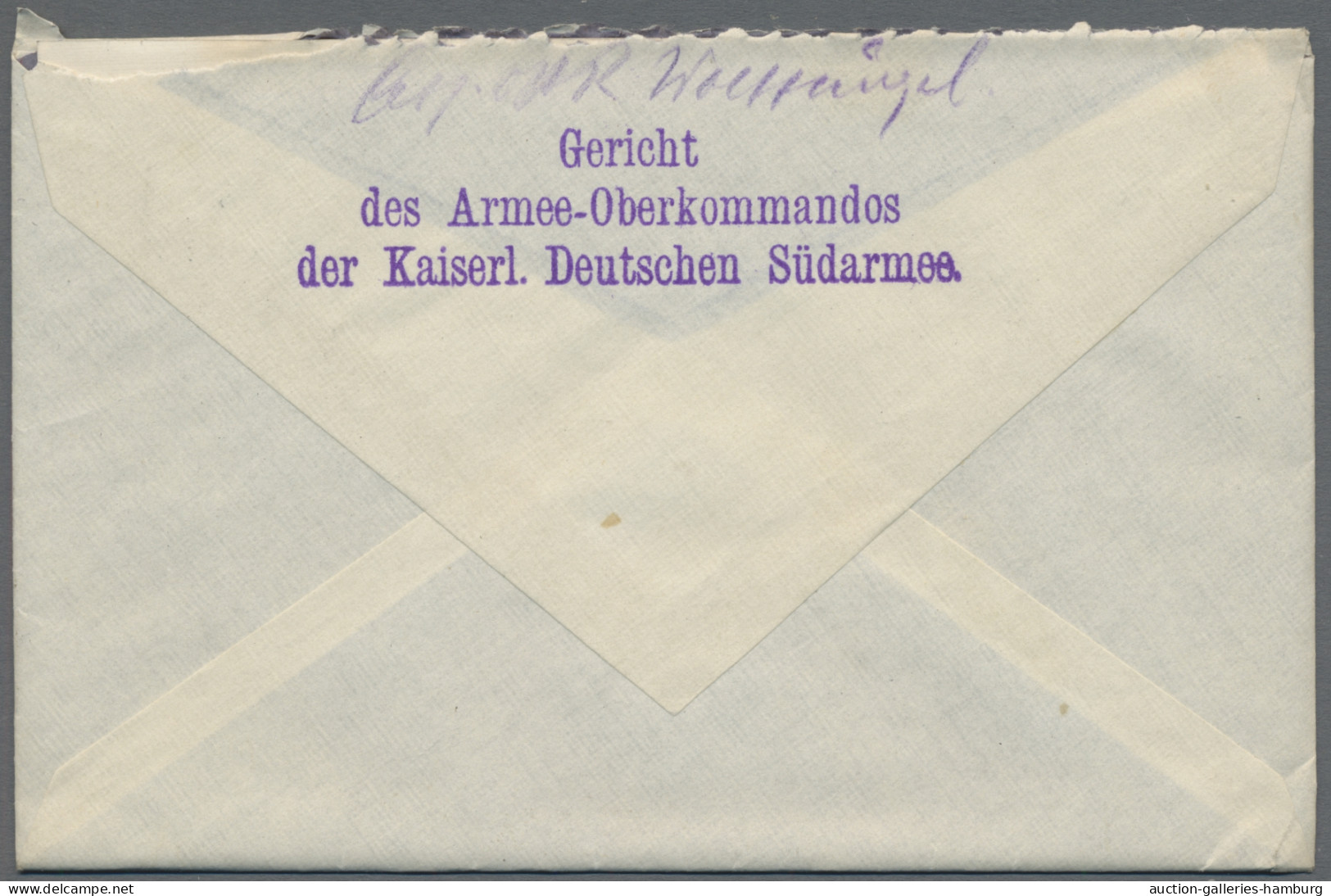 Feldpost 1. Weltkrieg: 1914-1918, Partie Von Etwa 450 Feldpostbelegen Aus Der Ko - Otros