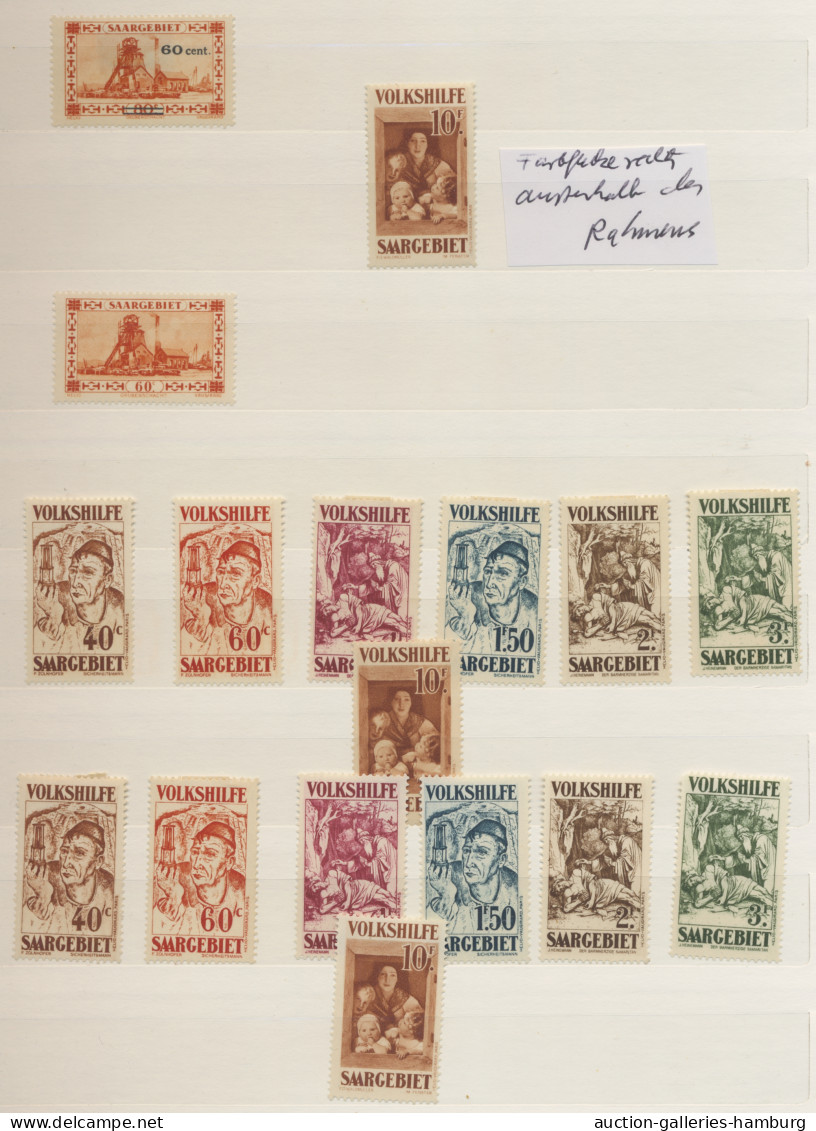 Deutsche Abstimmungsgebiete: Saargebiet: 1920-1934, Sammlung / Partie, Vorwiegen - Used Stamps