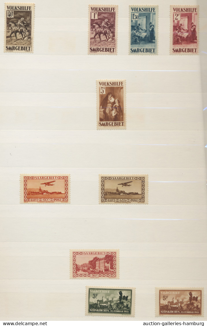 Deutsche Abstimmungsgebiete: Saargebiet: 1920-1934, Sammlung / Partie, Vorwiegen - Used Stamps