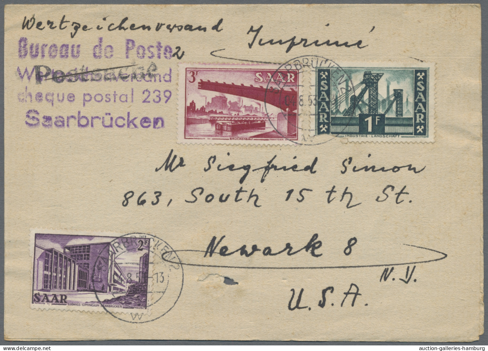 Saarland und OPD Saarbrücken: 1865-1959 (ca.), spannende und gehaltvolle Partie