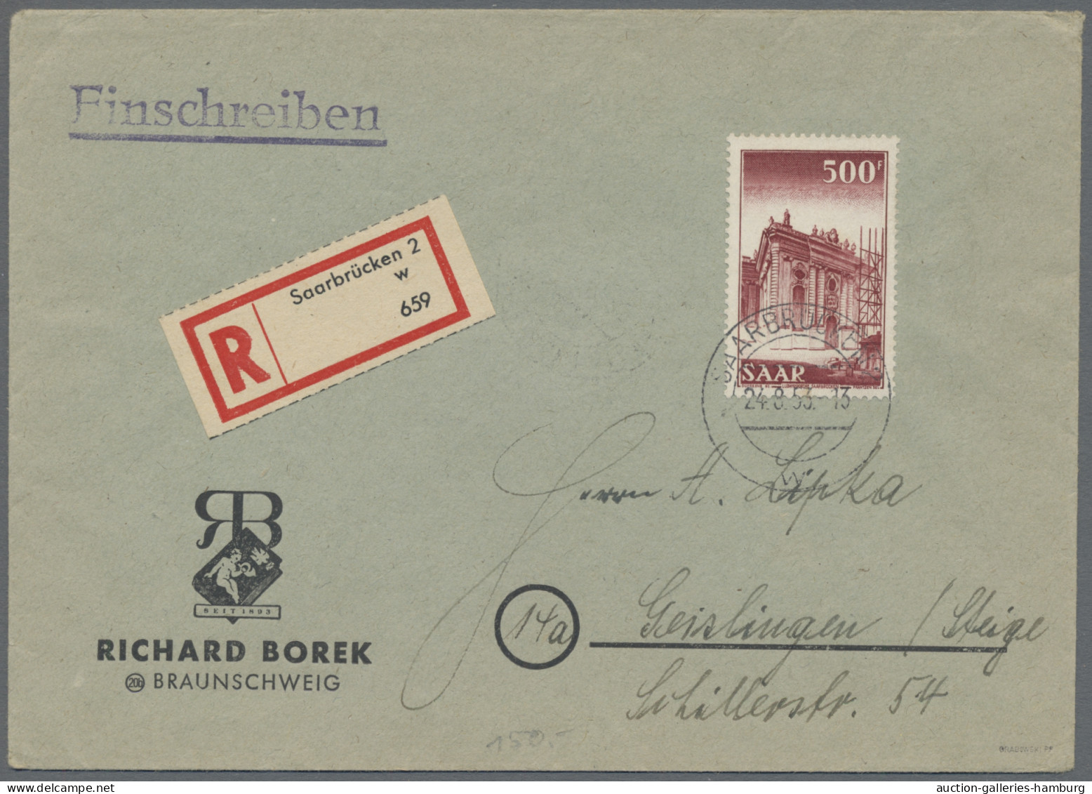 Saarland und OPD Saarbrücken: 1865-1959 (ca.), spannende und gehaltvolle Partie