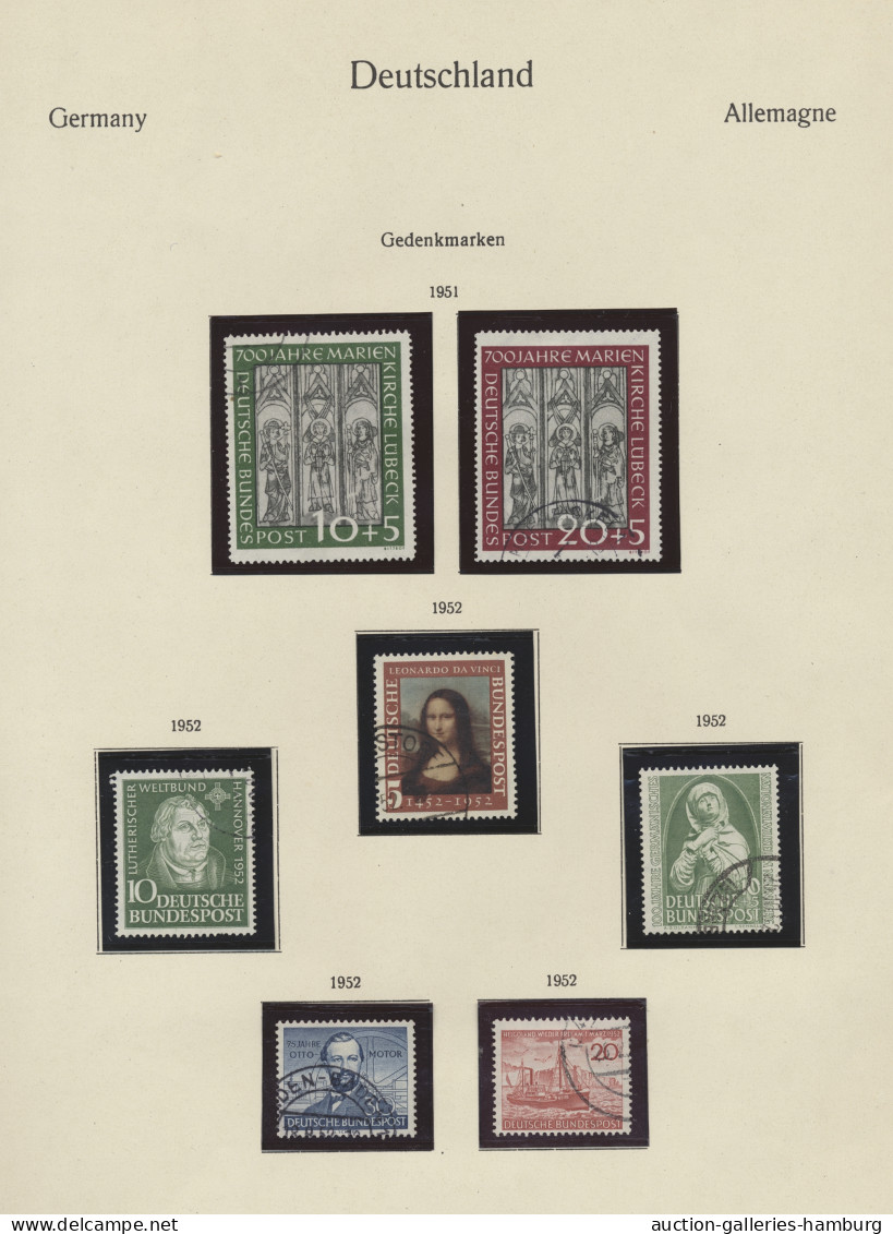 Deutschland Nach 1945: 1945/1959 Ca., Interessante Sammlung In Einem Alten KA-BE - Collections