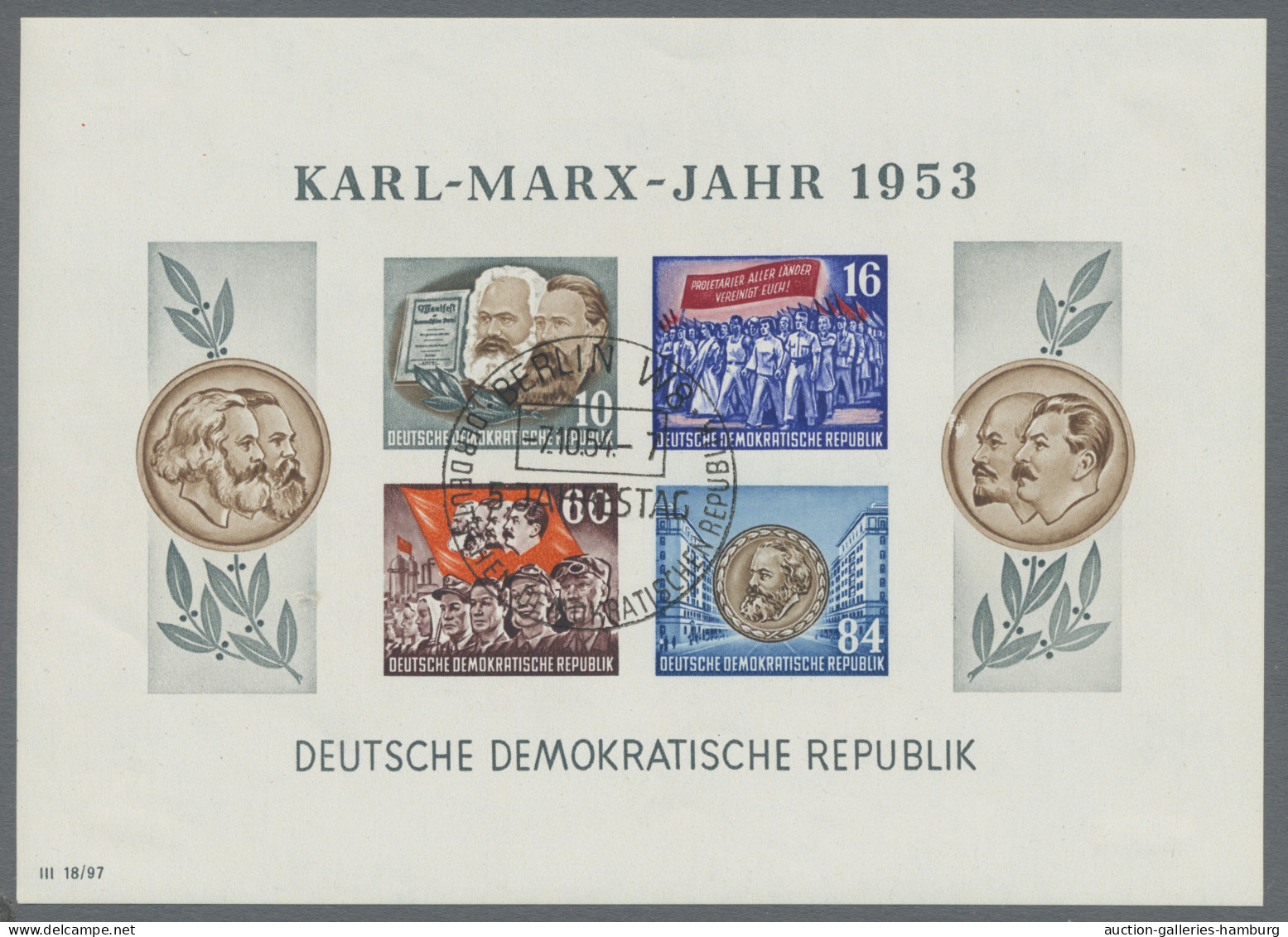 Sowjetische Zone Und DDR: 1945-1968, Vier Teilsammlungen, Davon Drei In Vordruck - Colecciones