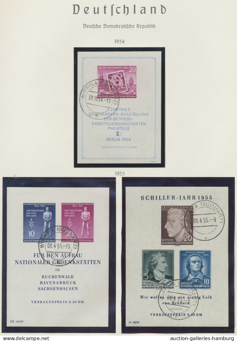 Sowjetische Zone Und DDR: 1945-1968, Vier Teilsammlungen, Davon Drei In Vordruck - Collections