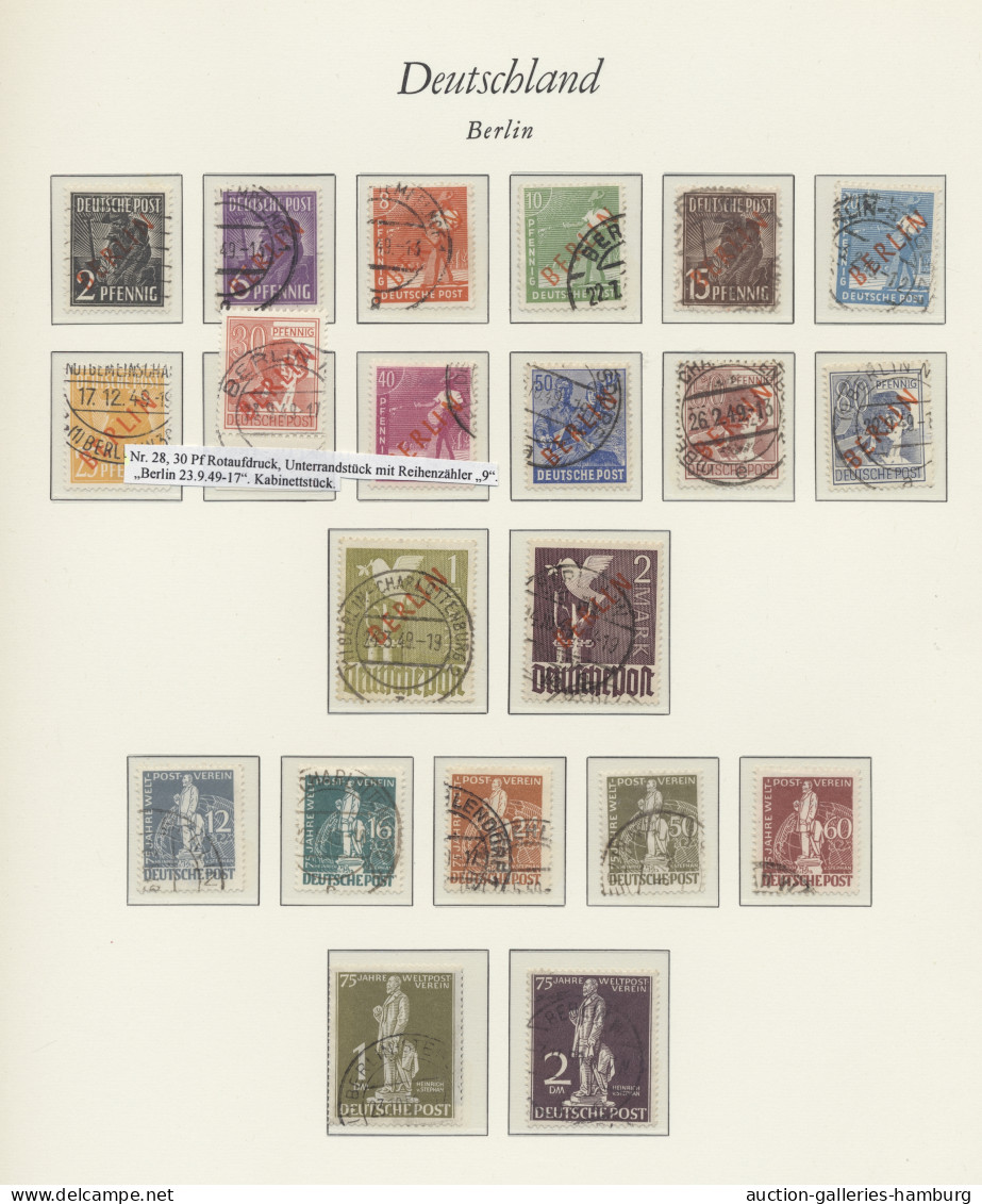 Berlin: 1948-1971, Bessere Sammlung In Allen Erhaltungsformen In Einem Vordrucka - Oblitérés